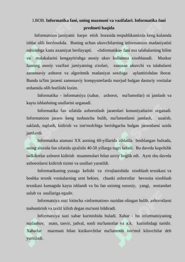 KOMPYUTER ISHLASHINING FIZIK VA MANTIQIY PRINSIPLARI 3
