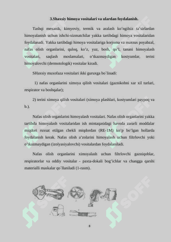Havodagi zaharli moddalar miqdorini aniqlash 8