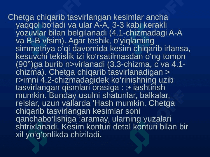 Kesim turlari 4