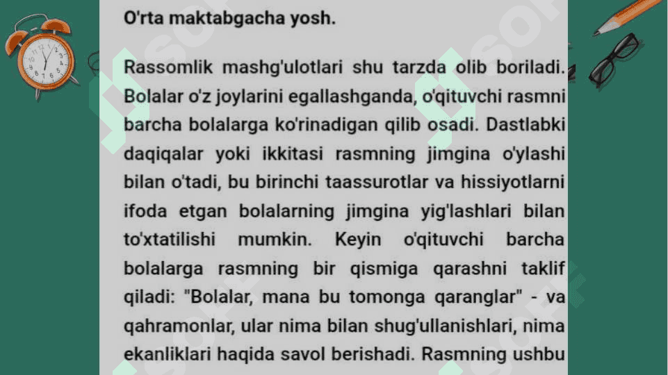 Bolalarga rasmga qarab hikoya tuzishni o'rgatish. 6