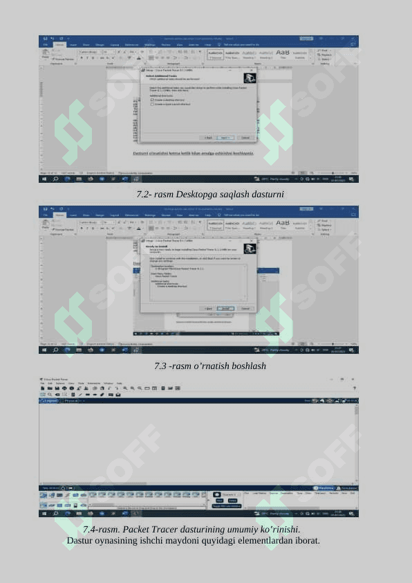 Cisco Packet Tracer dasturiga kirish, yuklash va o’rnatish, foydalanuvchi interfeysi bilan ishlash. 2