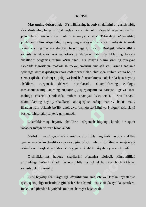O'simliklar hayotiy shakllari 3