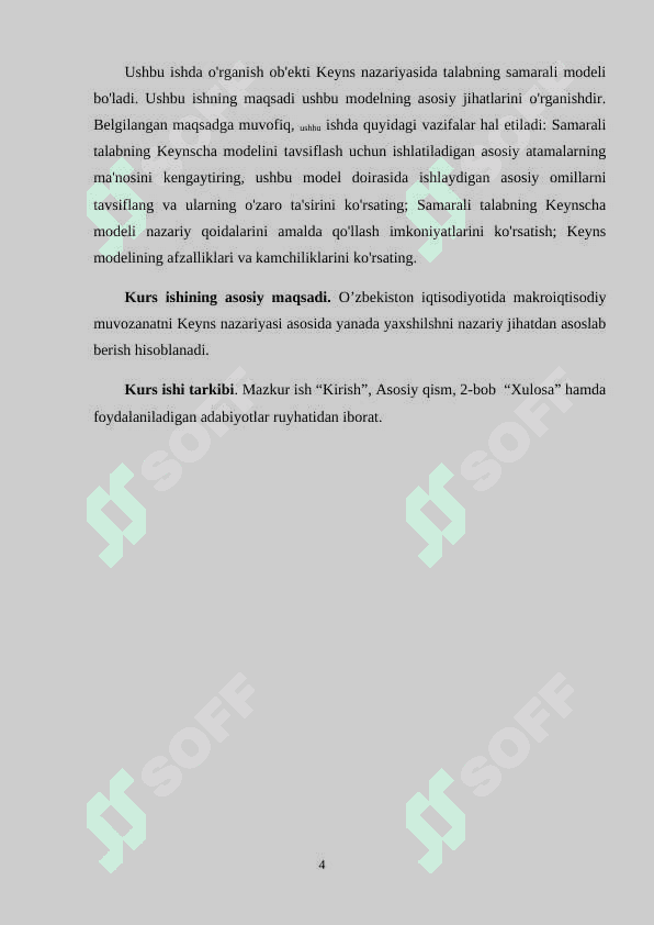 Keynsning makroiqtisodiy muvozanat modeli 4