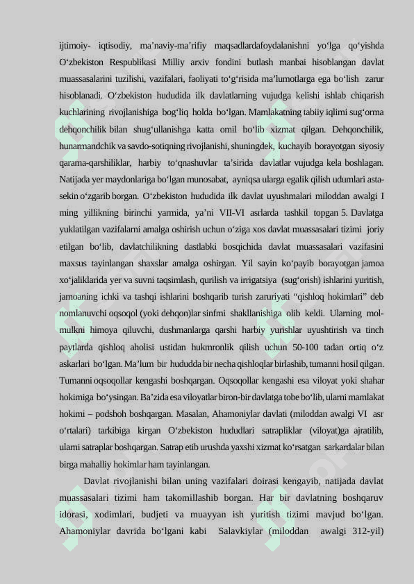 Buxoro xonligida davlat boshqaruv tizimi 8