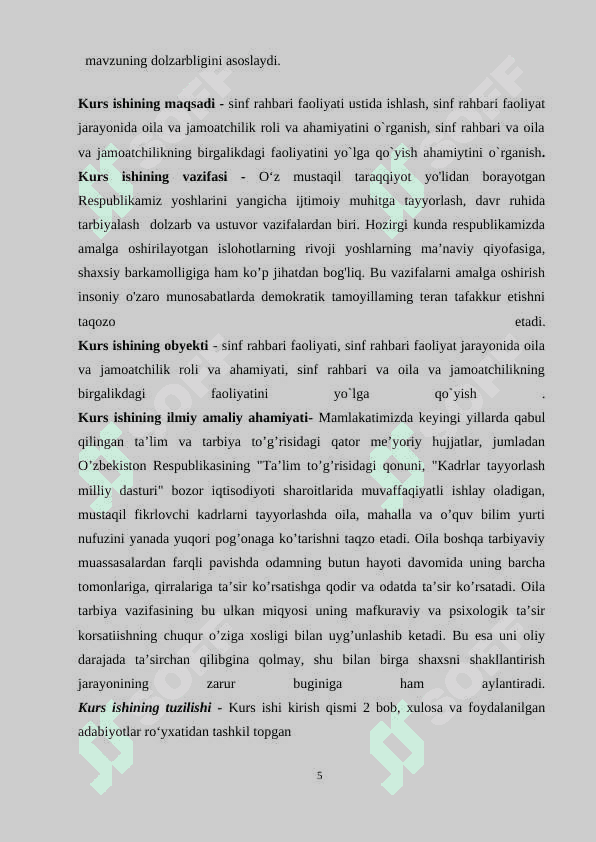 SINIF RAHBARNING  OTA-ONALAR BILAN HAMKORLIKDAGI  FAOLIYATINI  TASHKIL ETISH METODIKASI 5