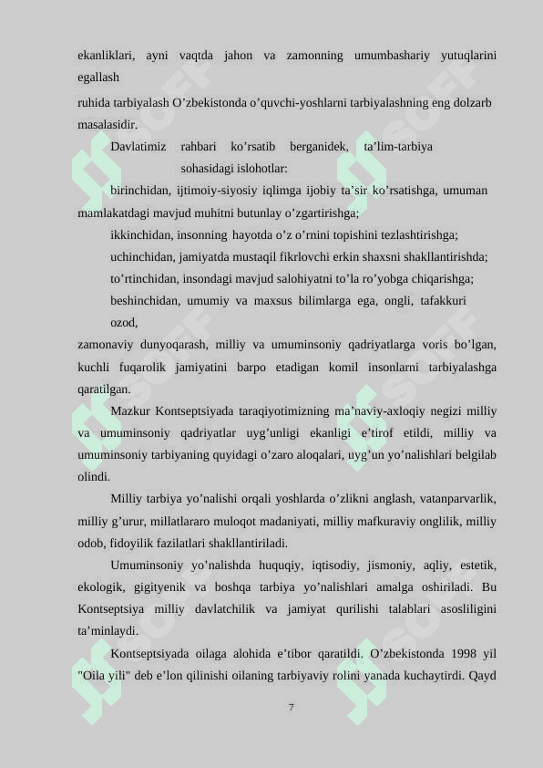 SINIF RAHBARNING  OTA-ONALAR BILAN HAMKORLIKDAGI  FAOLIYATINI  TASHKIL ETISH METODIKASI 7