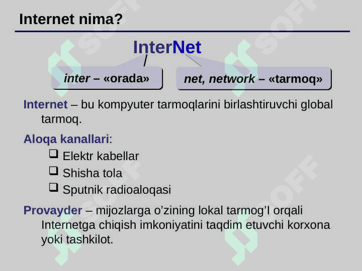 Global kompyuter tarmoqi – Internet 2