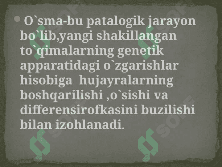 Neoplaziyalar 2