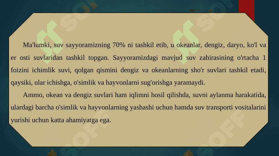 Suvni zararsizlantirish usullari 6