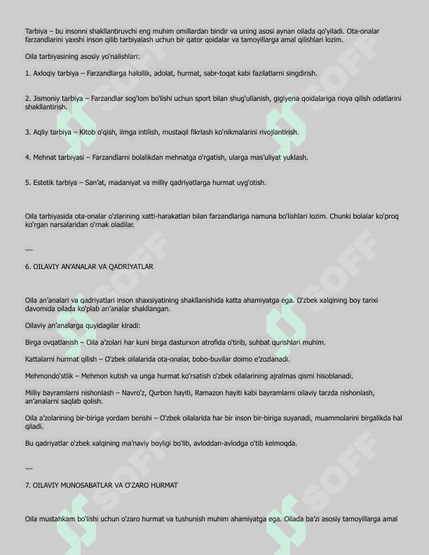 Mening oilam 3