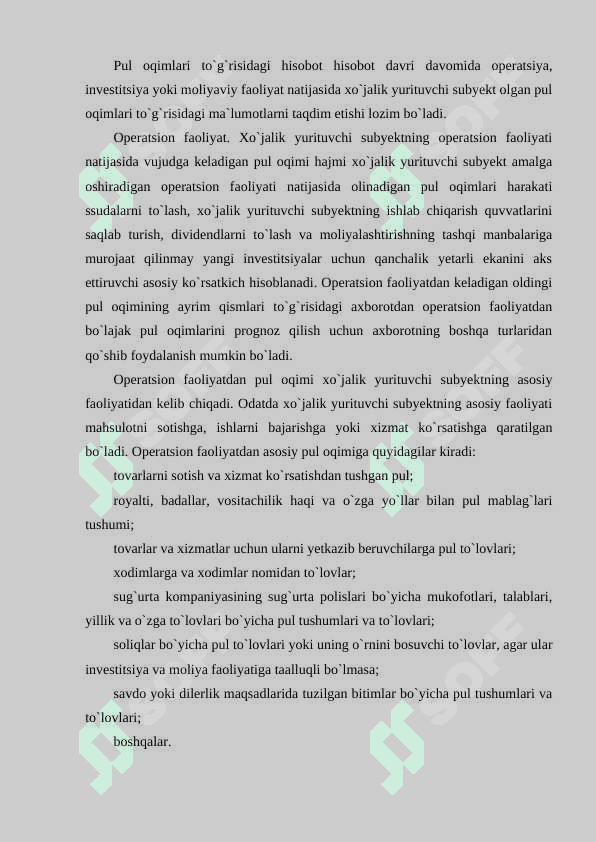 Pul oqimi harakatini tezlashtirish imkoniyatlarini aniqlash 4