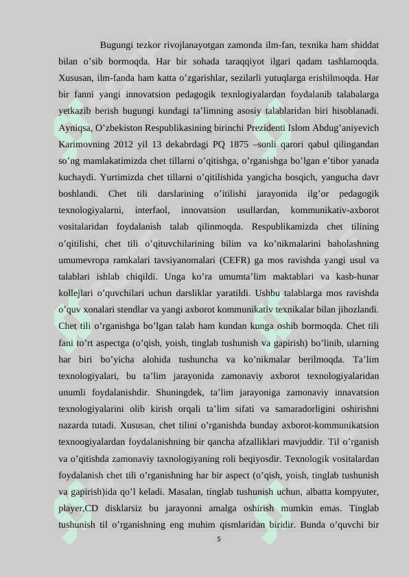 TA’LIM JARAYONIDA INTERFAOL METODLARDAN FOYDALANISHNING AMALIY ASOSLARI 5