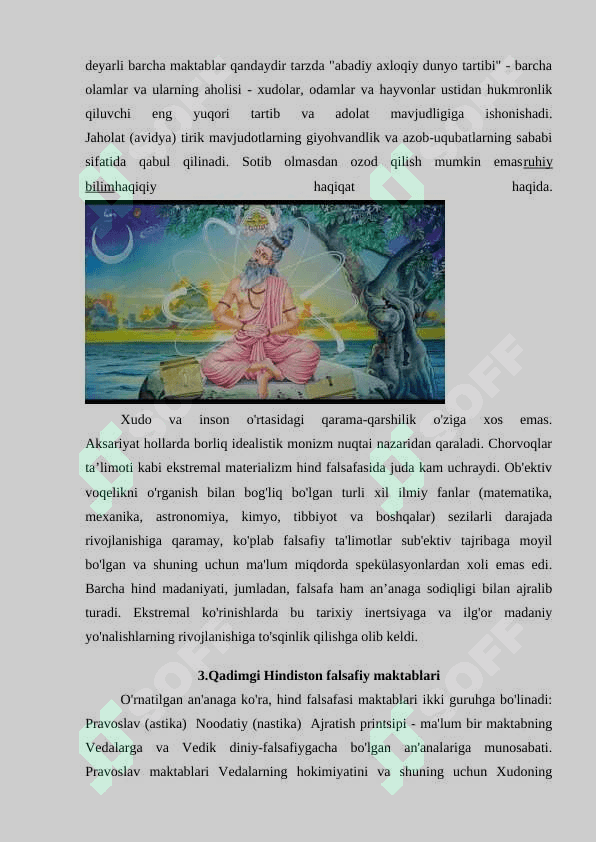 Hind falsafasi 6