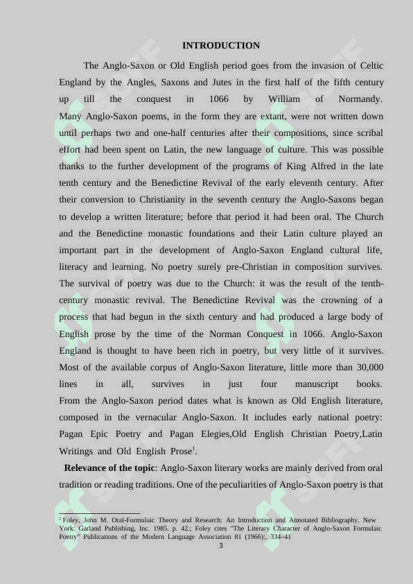 DISCUSS  THE  ANGLO  SAXON  ORAL  POET  MYTH 3