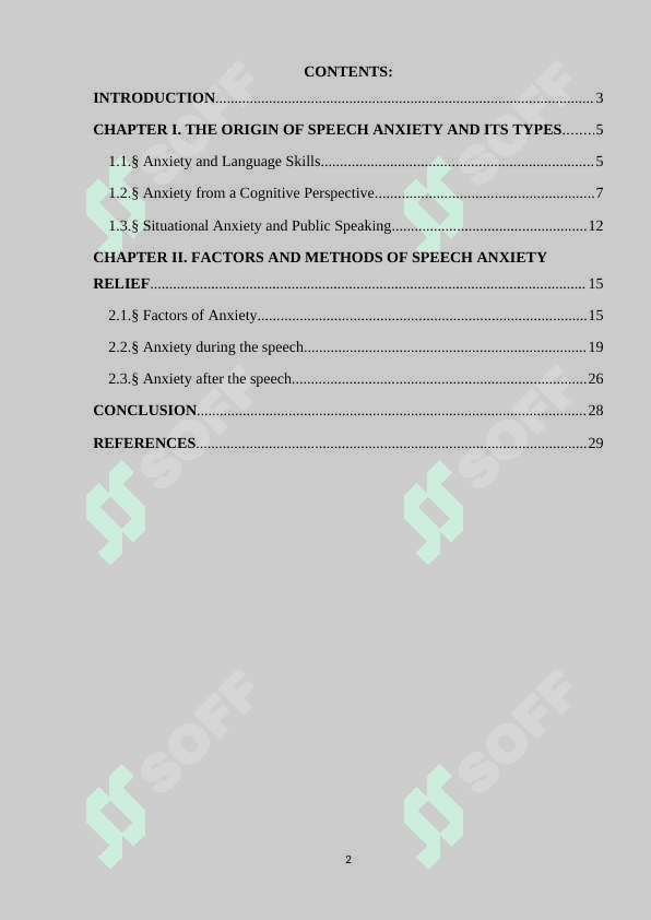 Coping with speaking anxiety 2