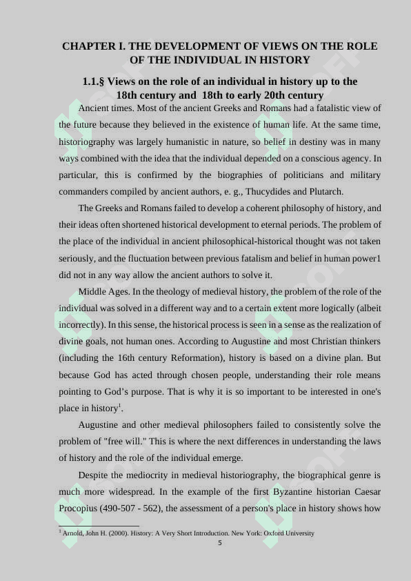 history and its role of modern life 5