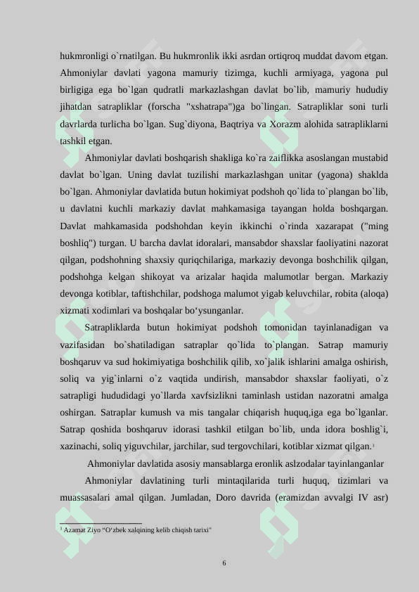 DAVLATCHILIK,HUQUQIY  VA HUQUQIY MADANIYAT TARIXIDAN 6