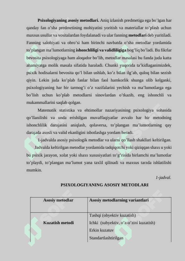 PEDAGOGIK PSIXOLOGIYANING METODLARI 2