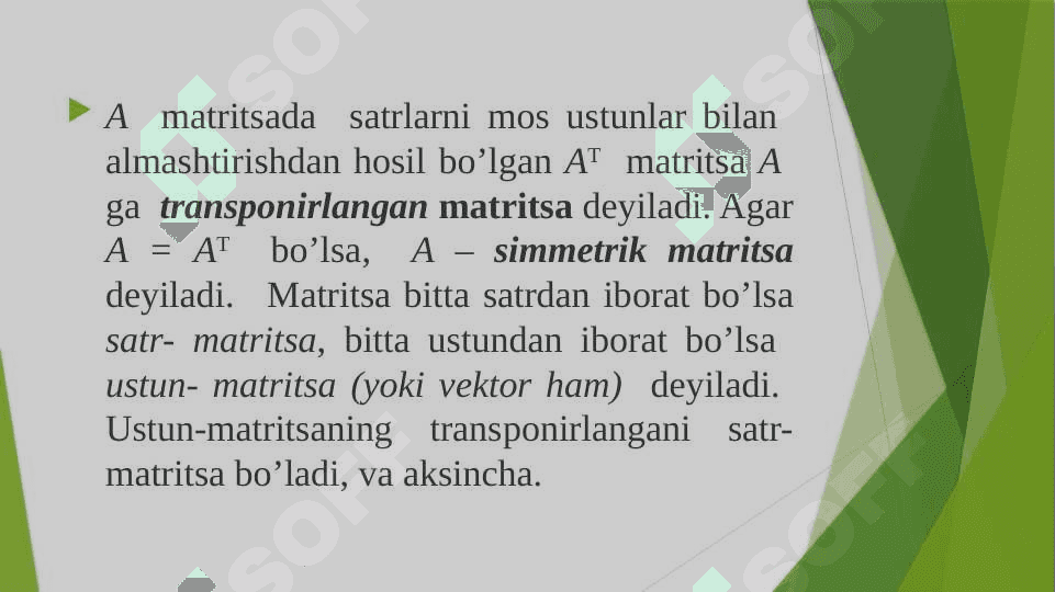 Chiziqli tenglamalar sistemasini yechishning aniq usullari | Sonli usullar 5