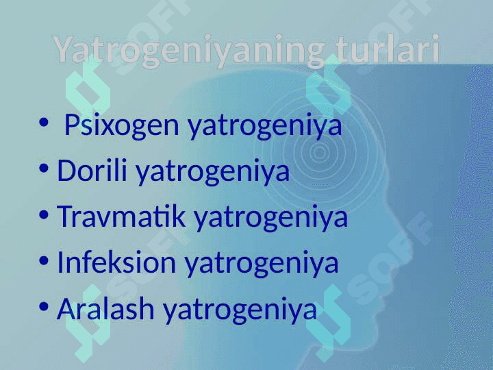 HOZIRGI ZAMON TIBBIYOTIDA YATROGENIYA MUAMMOLARI 5