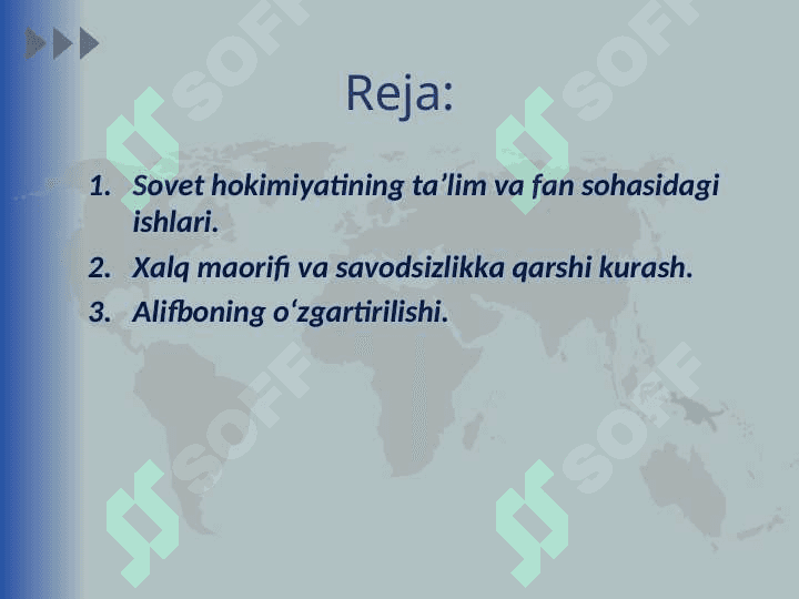 O‘zbekistonda sovet hokimiyati yuritgan madaniy siyosat 2