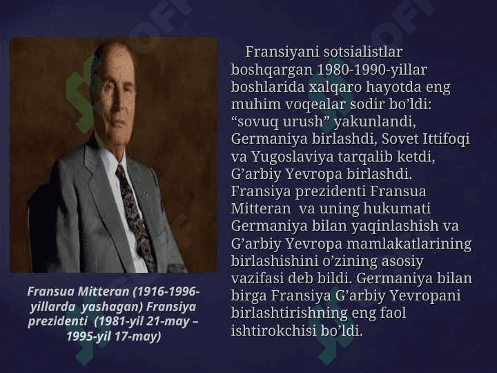 1991 – 2017-yillarda Fransiya 5