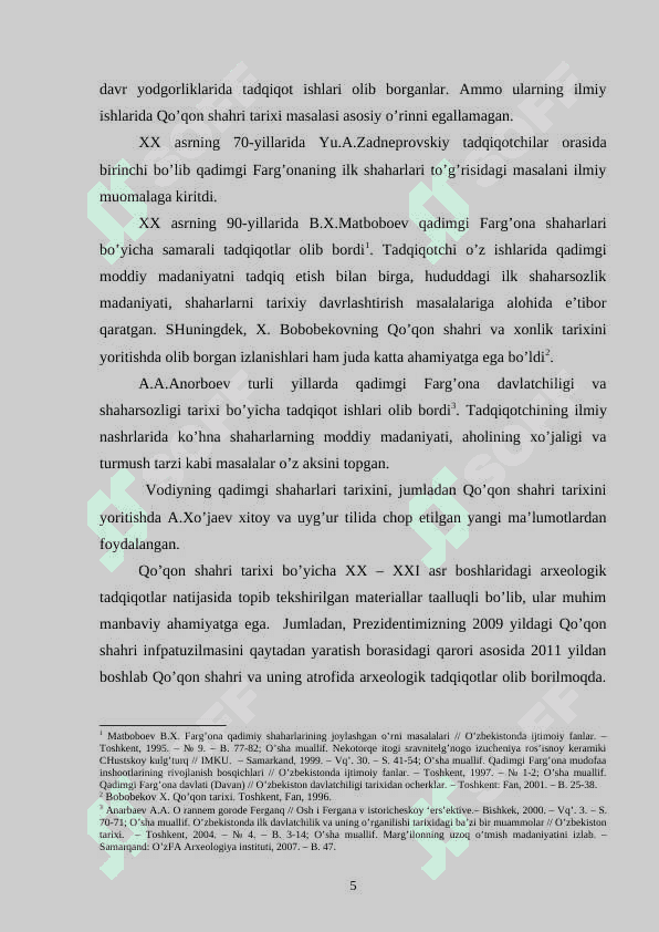 Mustaqillik yillarida Qo’qon shaxri tarixini o’rganilishi 5