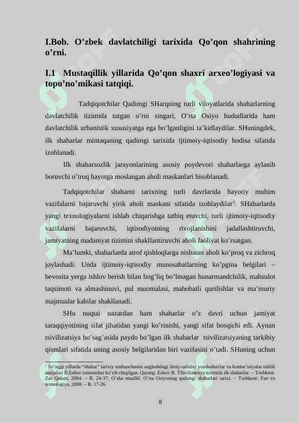 Mustaqillik yillarida Qo’qon shaxri tarixini o’rganilishi 8