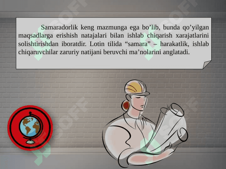 Boshqarish tizimi samaradorligini hisoblash usullari 4