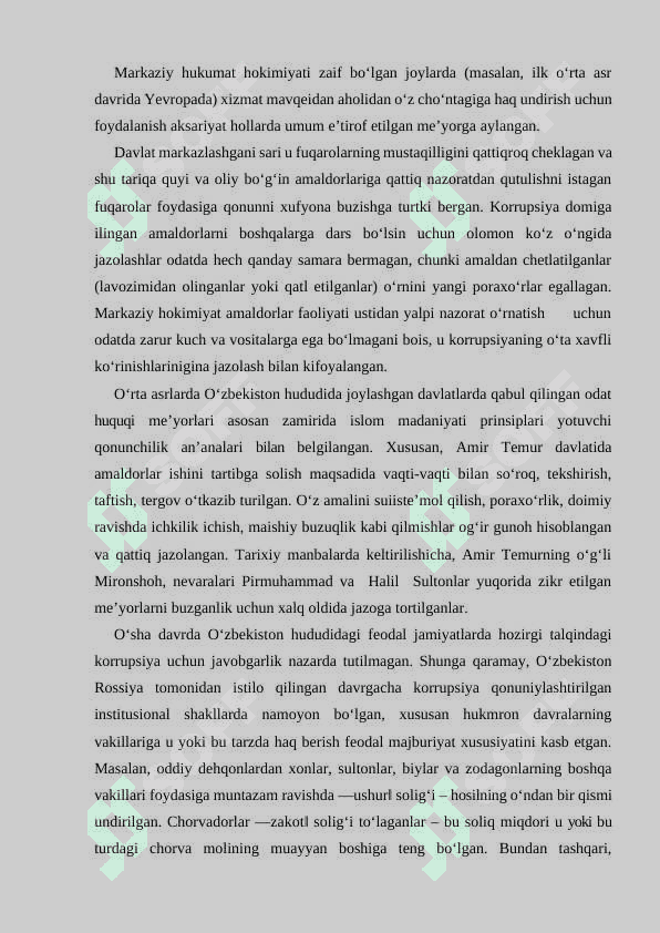 Korrupsiya tushunchasi, mohiyati va unga qarshi kurashish mexanizmlari 4