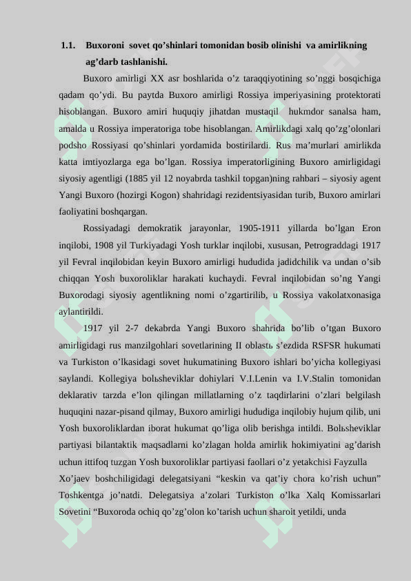 Buxoroga sovet davlatining xujumi va uning oqibatlari 7