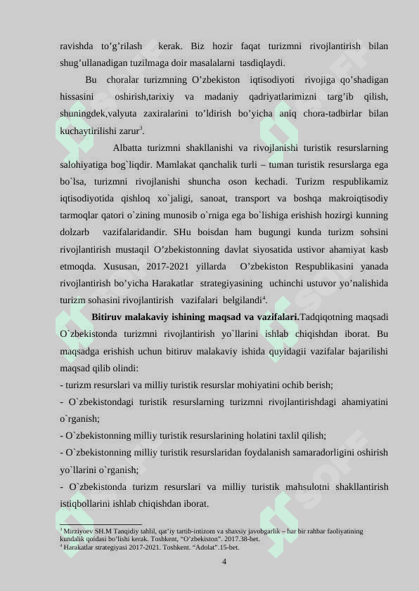 Mustaqillik yillarida O’zbekistonning turistik salohiyati va uning istiqbollari 4