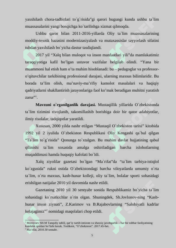 O'zbekistonda ta'lim tizimi taraqqiyoti 5