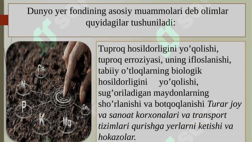 Jahon yer fondi 8