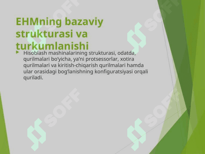 Hisoblash tizimlarining  arxitekturasi 3