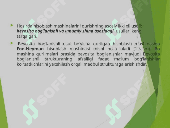 Hisoblash tizimlarining  arxitekturasi 4