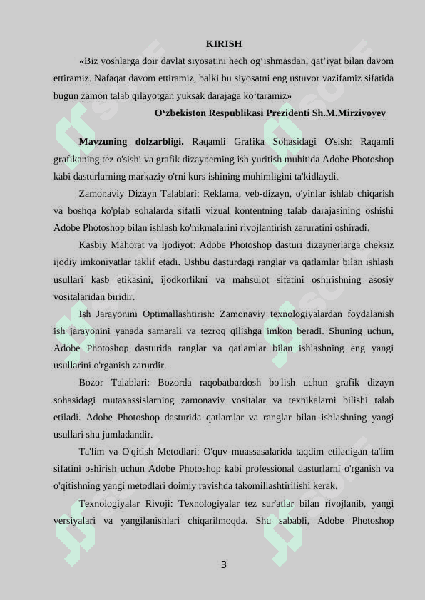 ADOBE PHOTOSHOP DASTURINING GRAFIK OBYEKTLARDA RANGLAR BILAN ISHLASH 2