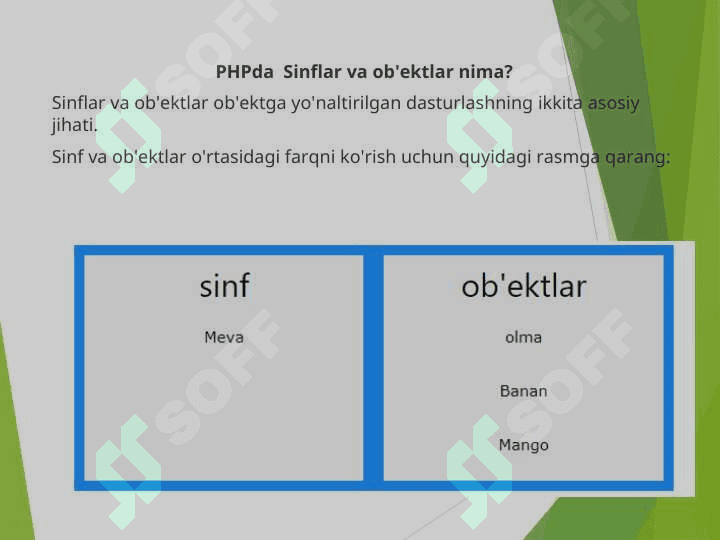 PHP funksiyalari va obyektlari 5