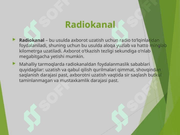Simsiz axborot uzatish muhitlari 4