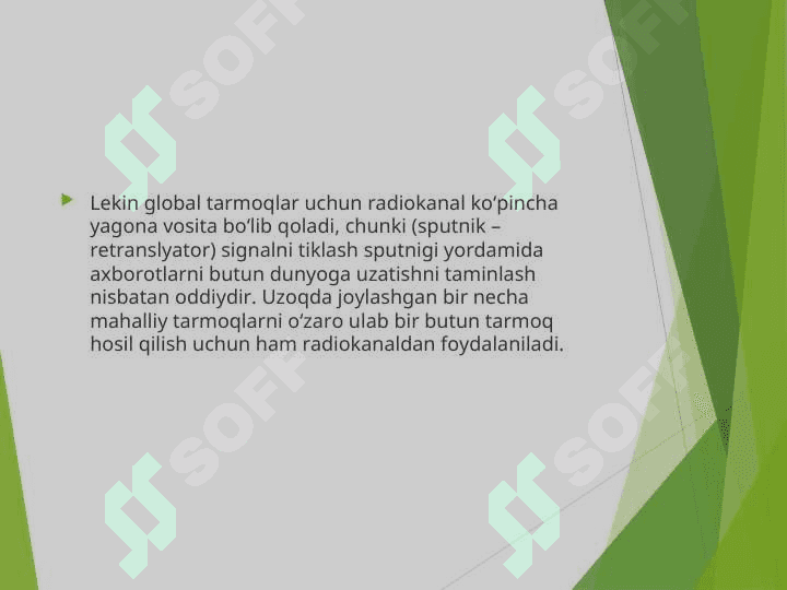 Simsiz axborot uzatish muhitlari 5