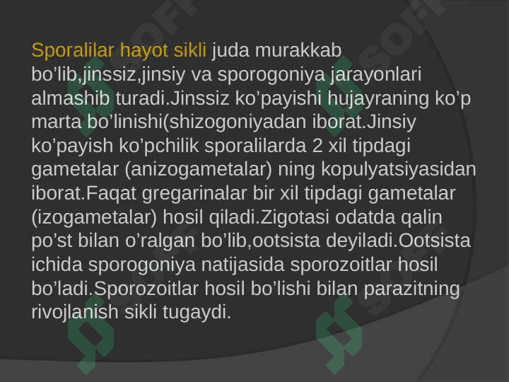 Apikompleksa-sporalilar tipi 3