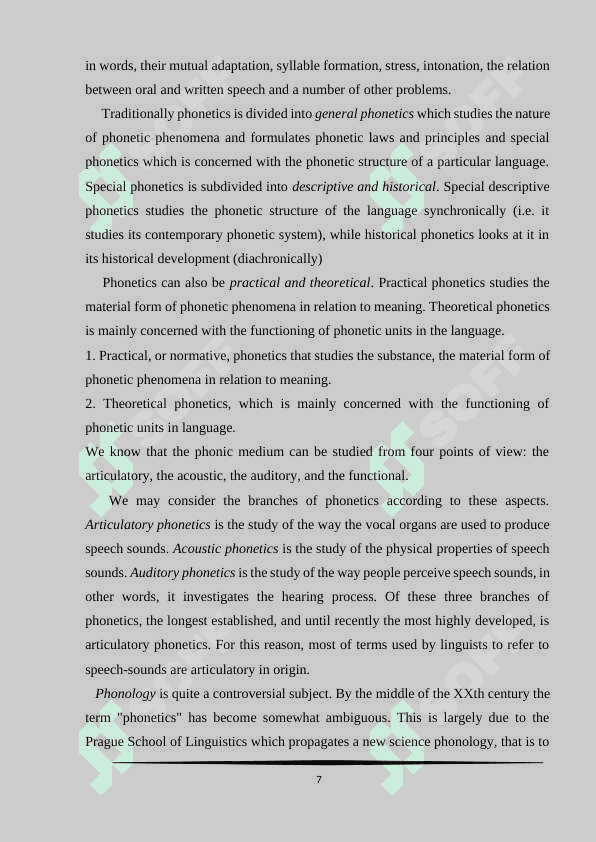 Methods of phonetic investigation 7