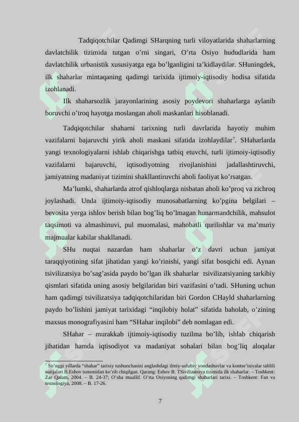 Mustaqillik yillarida Qo’qon shaxri tarixini o’rganilishi. 7