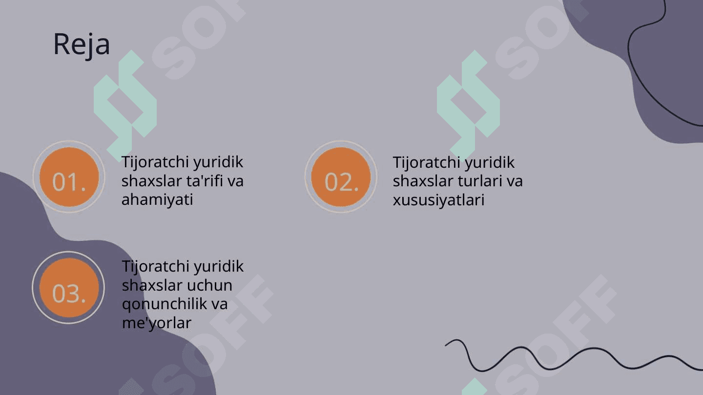 Tijoratchi yuridik shaxslar 2