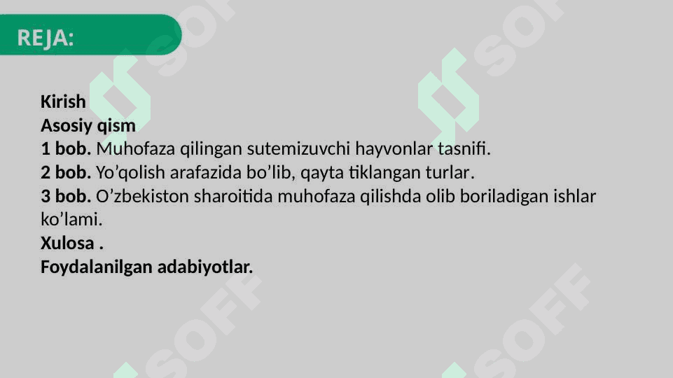 SUTEMIZUVCHILARNI MUHOFAZA QILISH 2