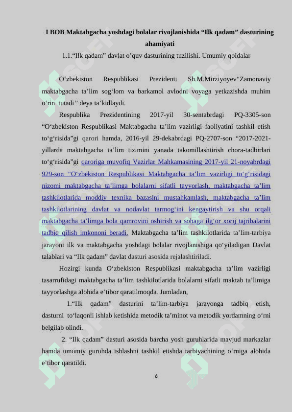Maktabgacha yoshdagi bolalarga talim berishning o’ziga xosligi 6