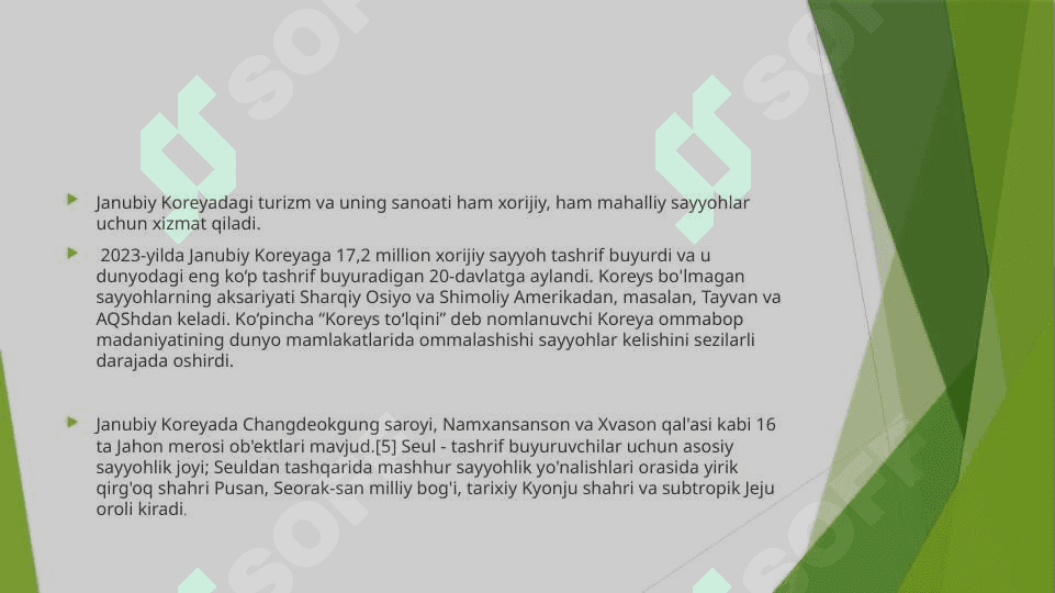 Kareya turizmi 2