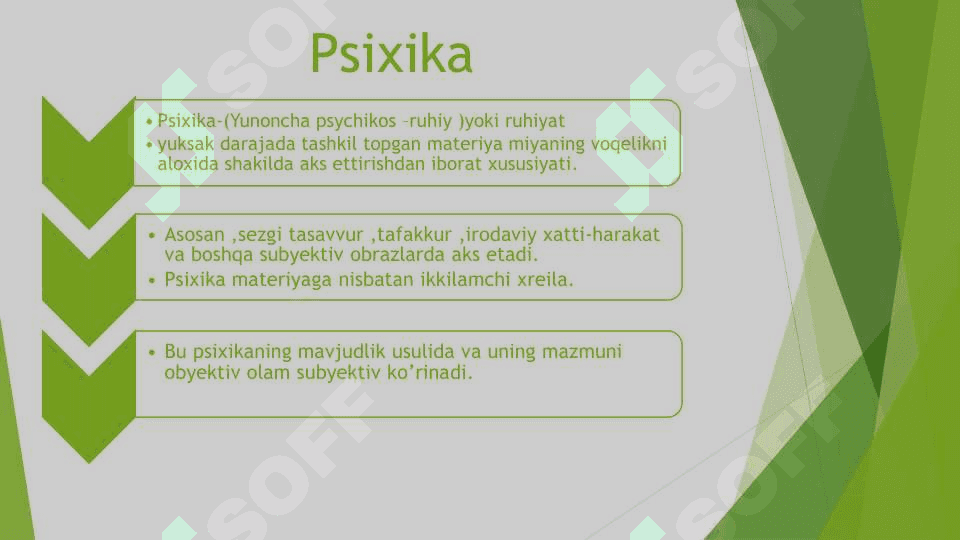 Psixik jarayonlar 3