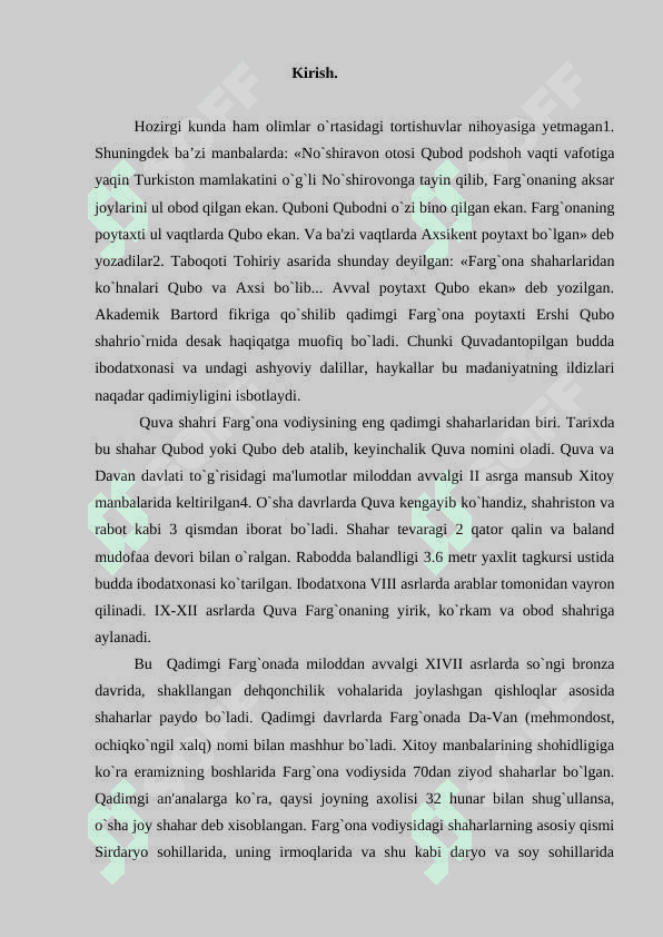 Qadimgi Quva tarixi 2