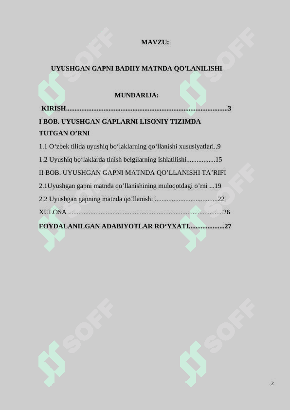 uyushgan gapni badiiy matnda qo'lanilishi 2